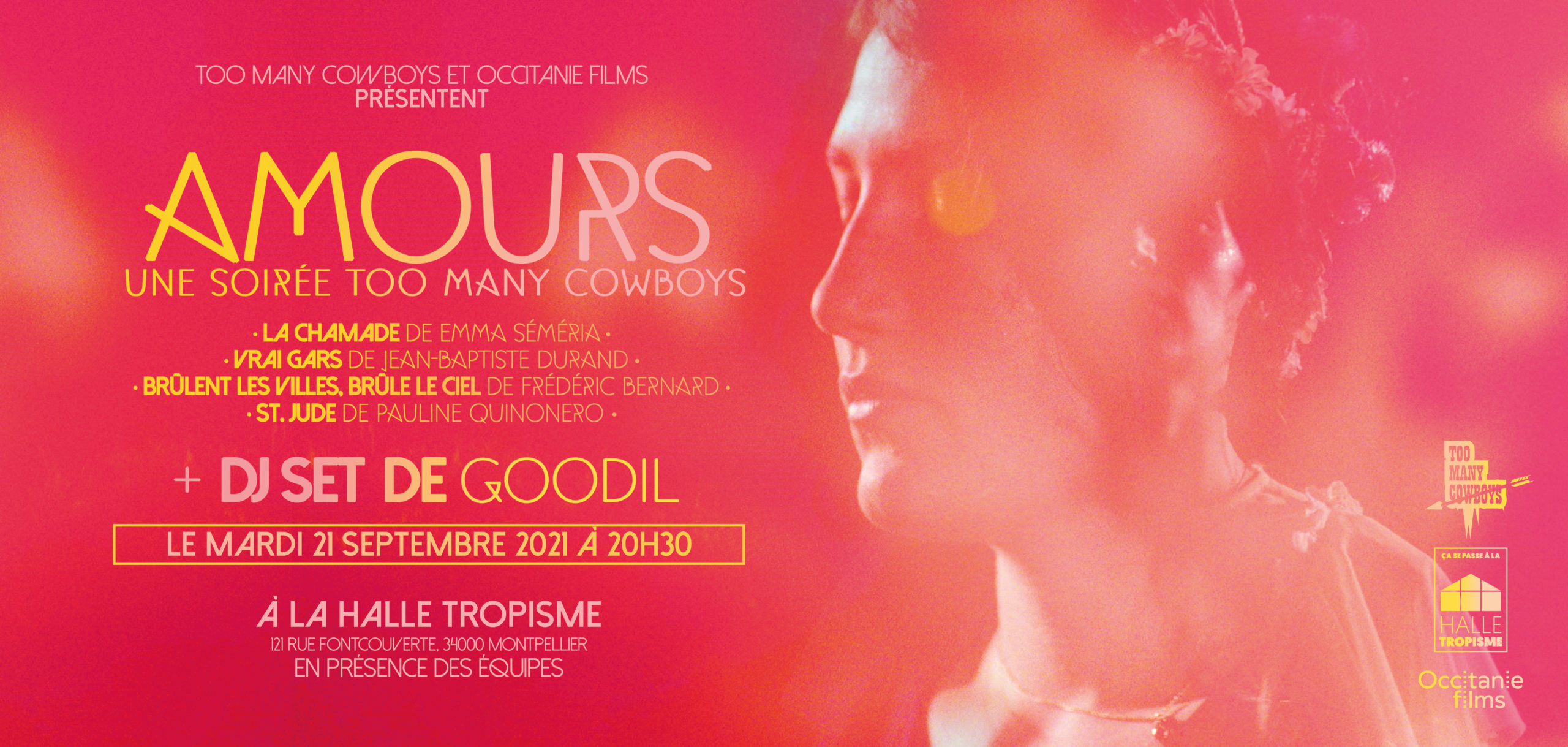 Affiche Amours La Halle Tropisme