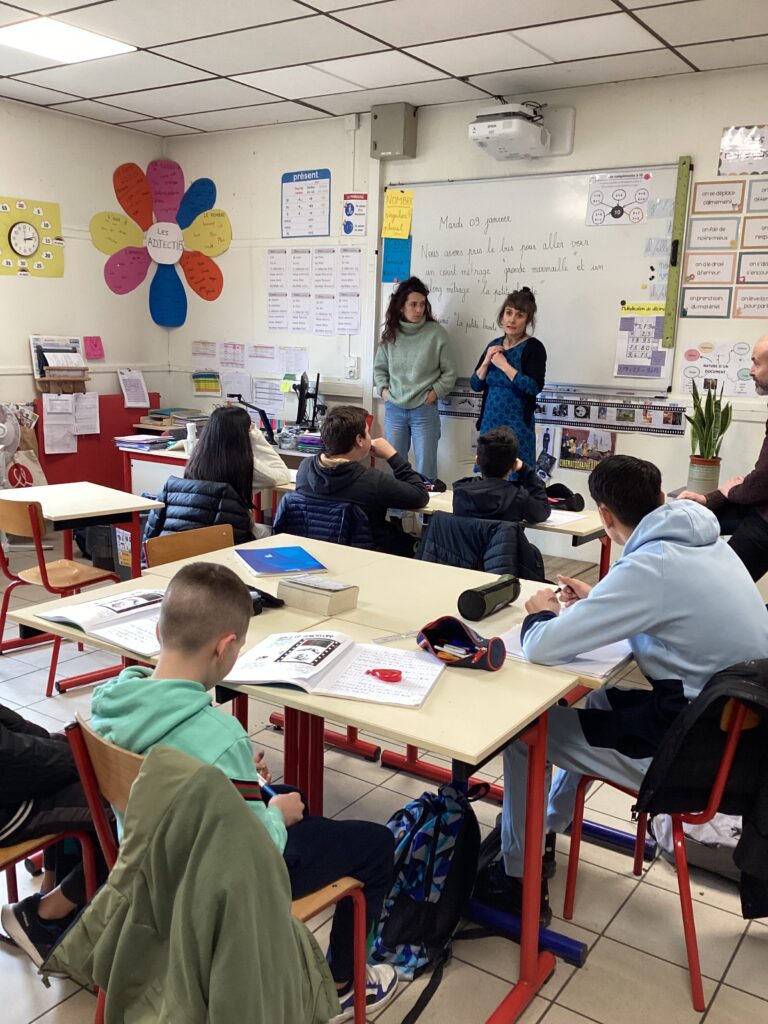 Rencontre avec la réalisatrice Clémentine Carrié au collège Eluard de Tarbes