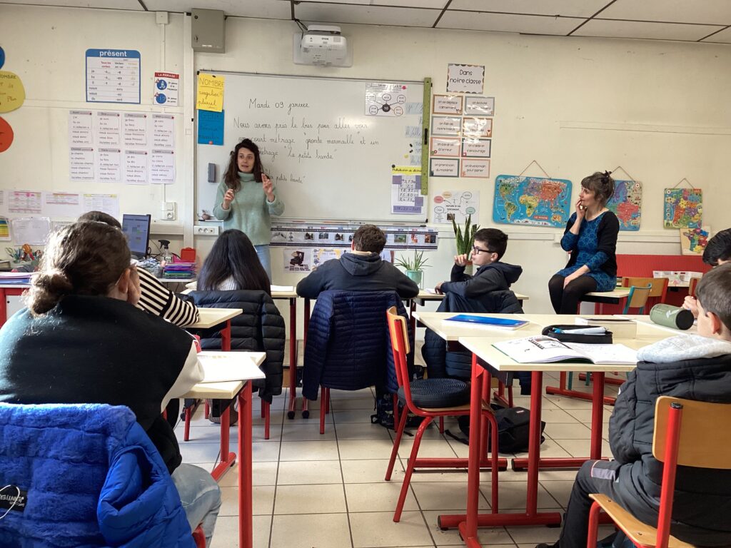 Rencontre avec la réalisatrice Clémentine Carrié au collège Eluard de Tarbes