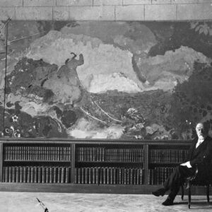 18. Redon devant son tableau
